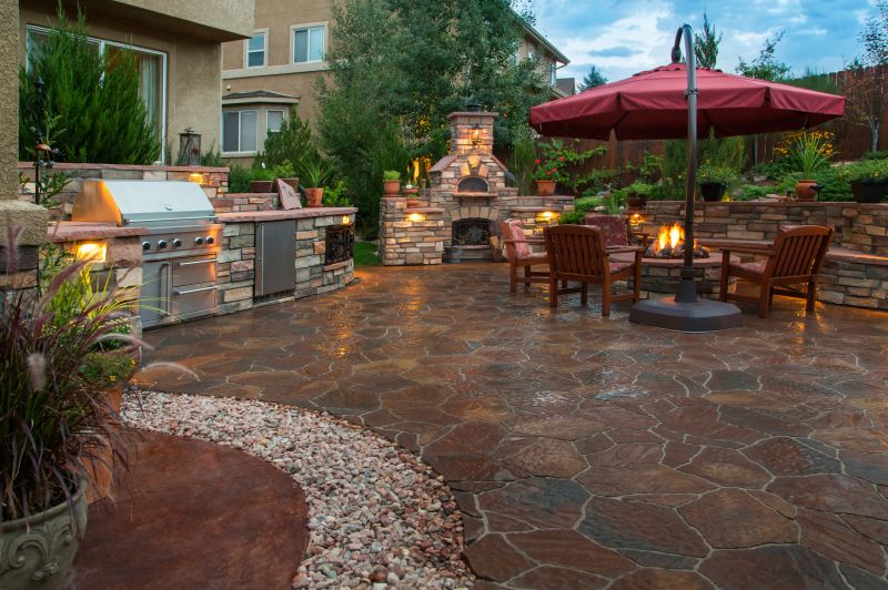 Outdoor Patio with Tile